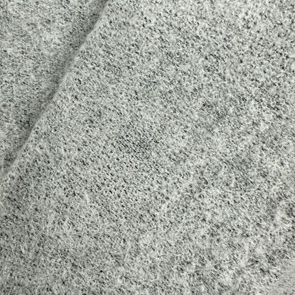 MSCH Copenhagen Sweater Womens M/L Gray Rose Mohair Pullover Mock Neck Cozy Knit - Picture 3 of 13